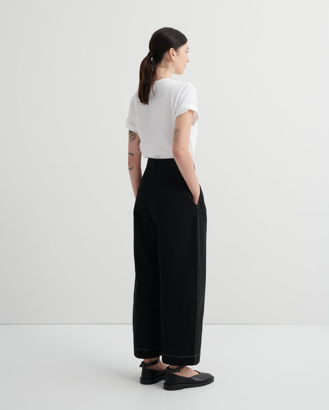 Mural Pant - Black - Kowtow