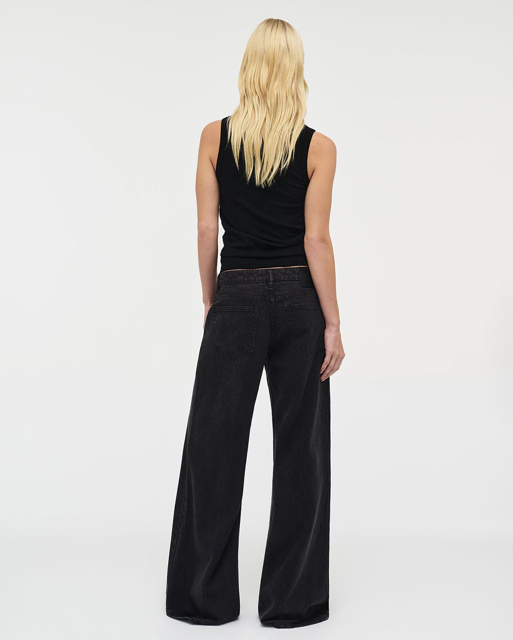 Milla Wide Blackout - Washed Black - Neuw
