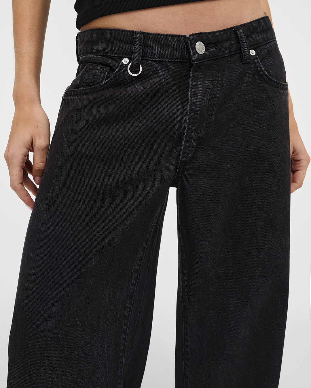 Milla Wide Blackout - Washed Black - Neuw