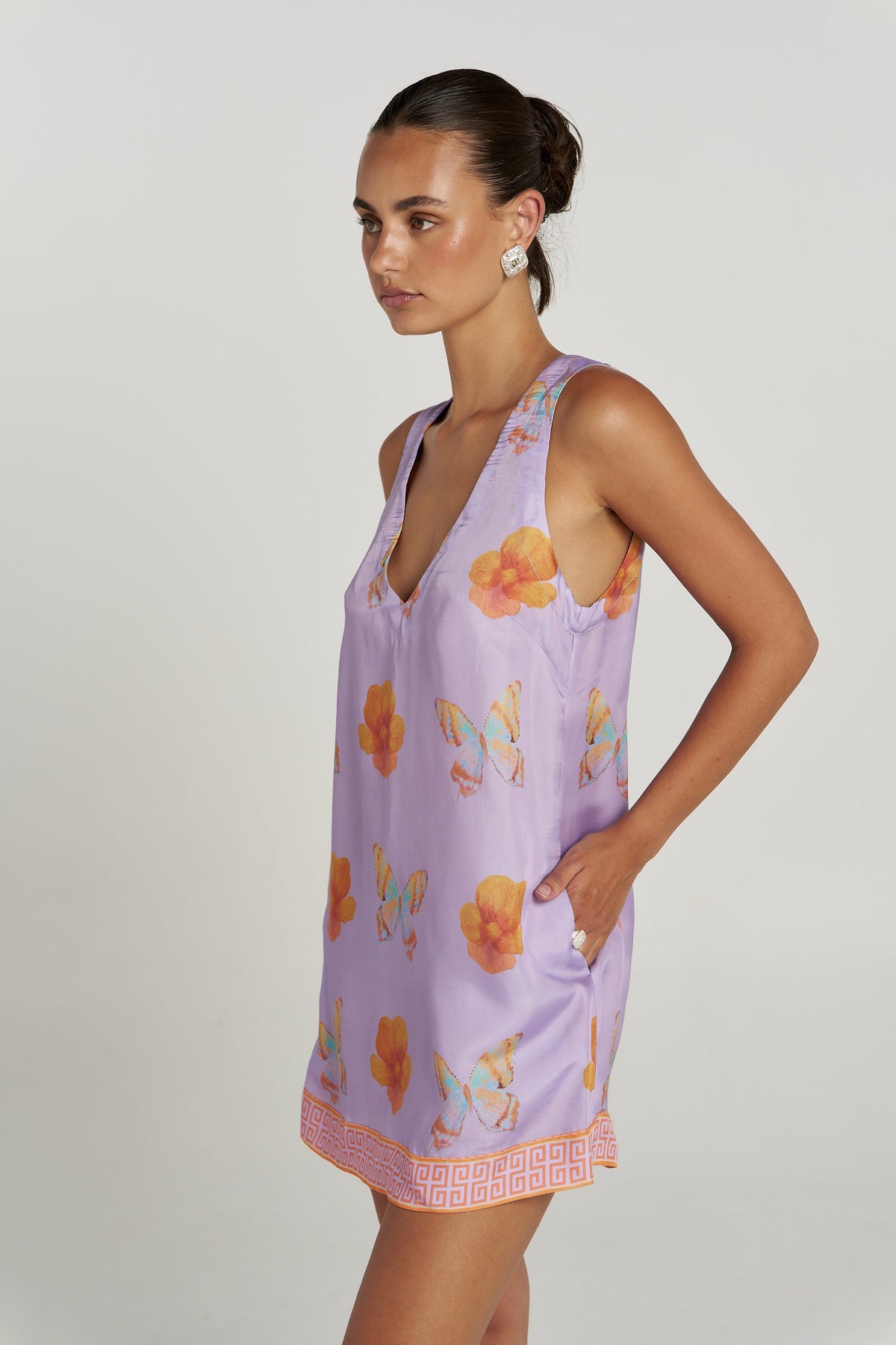 New In at Wally: Summi Summi V Shift Dress in Reverie