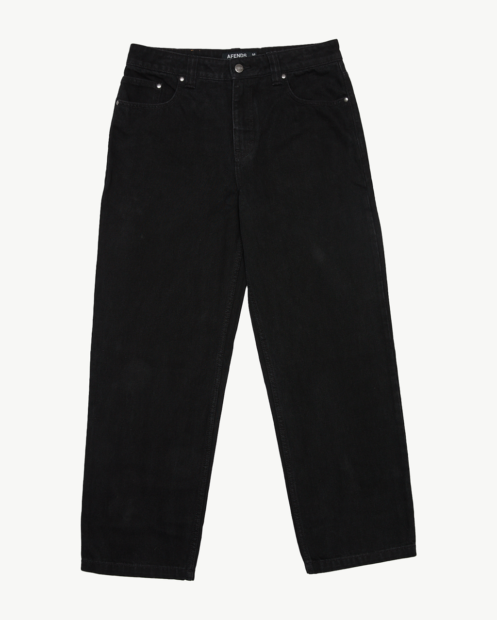 Ninety Twos - Denim Relaxed Jean - Washed Black - Afends