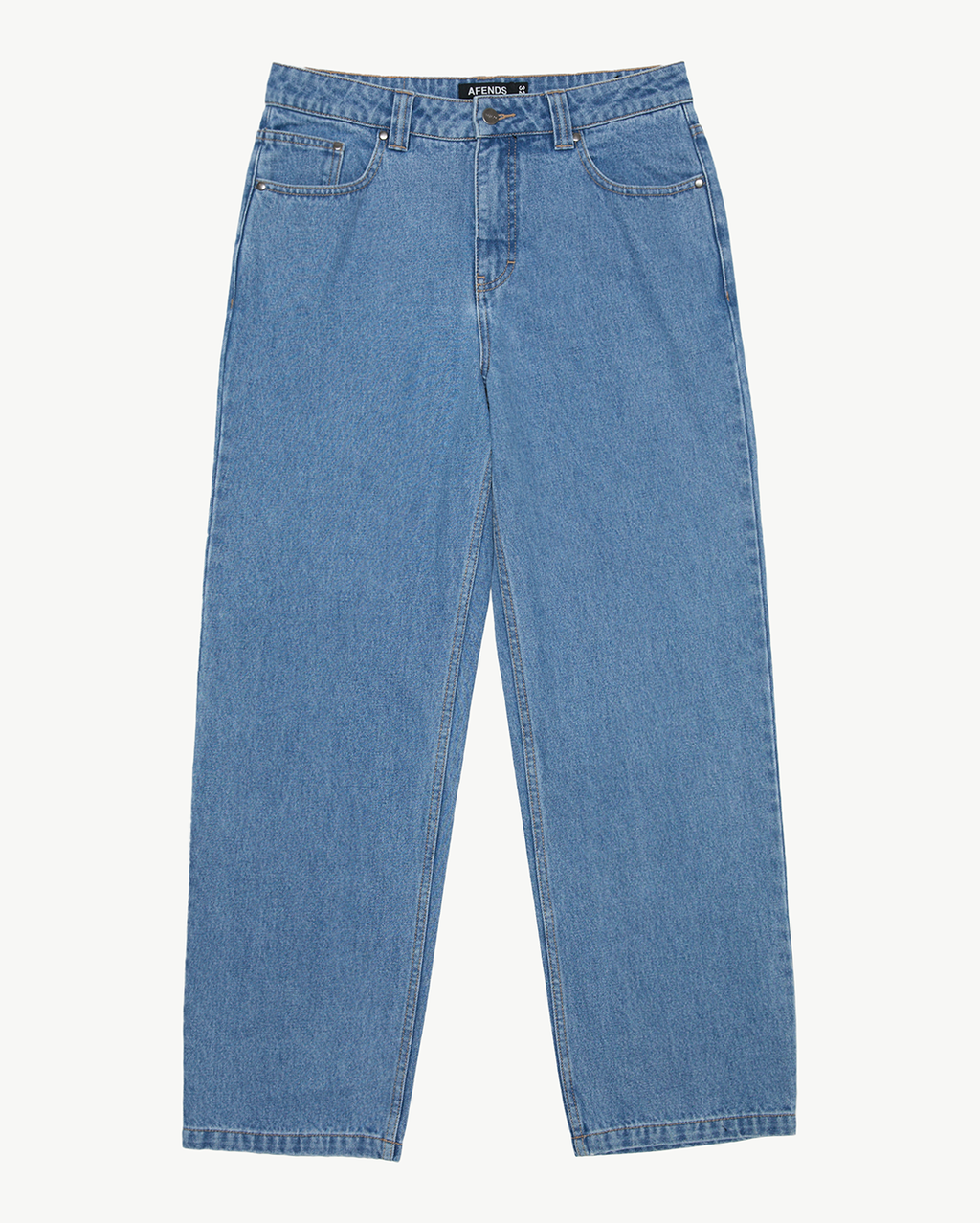 Ninety Twos - Denim Relaxed Jean - Worn Blue - Afends