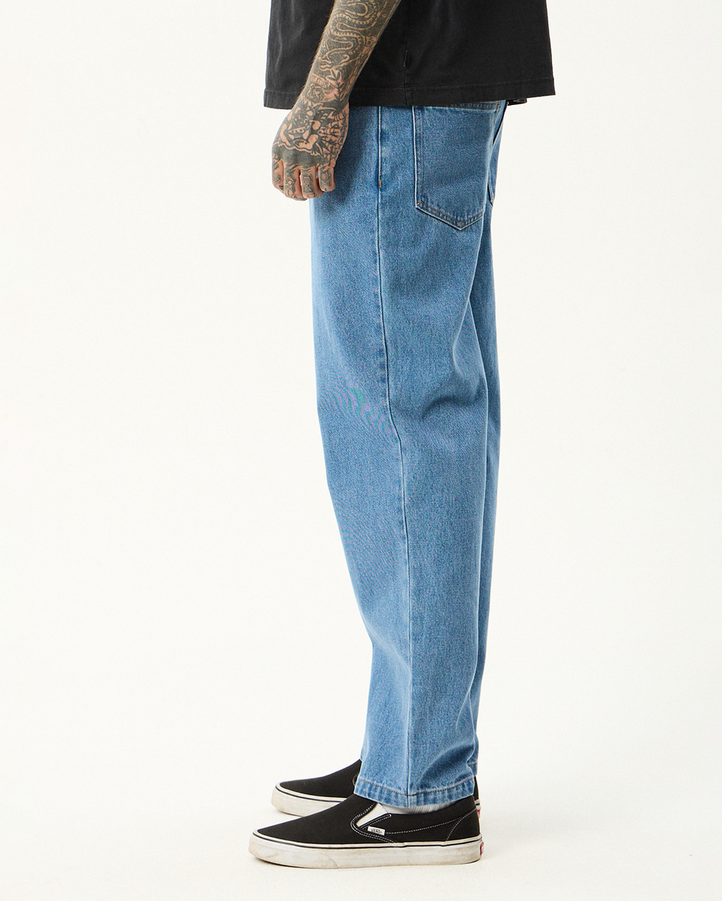 Ninety Twos - Denim Relaxed Jean - Worn Blue - Afends