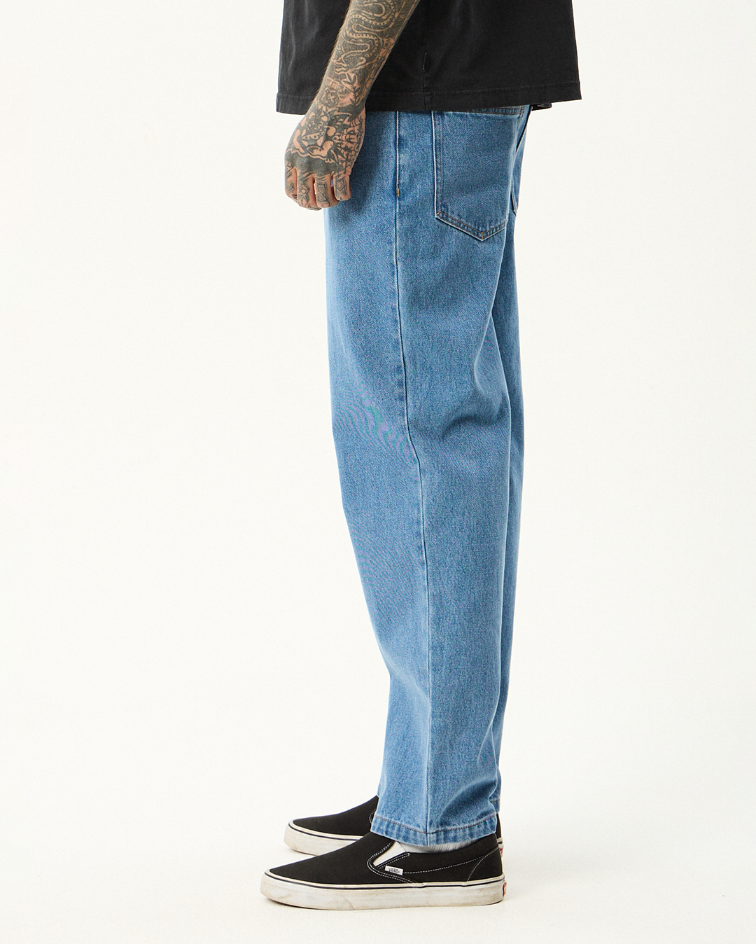 Ninety Twos - Denim Relaxed Jean - Worn Blue - Afends