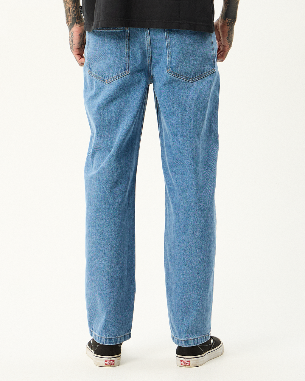 Ninety Twos - Denim Relaxed Jean - Worn Blue - Afends