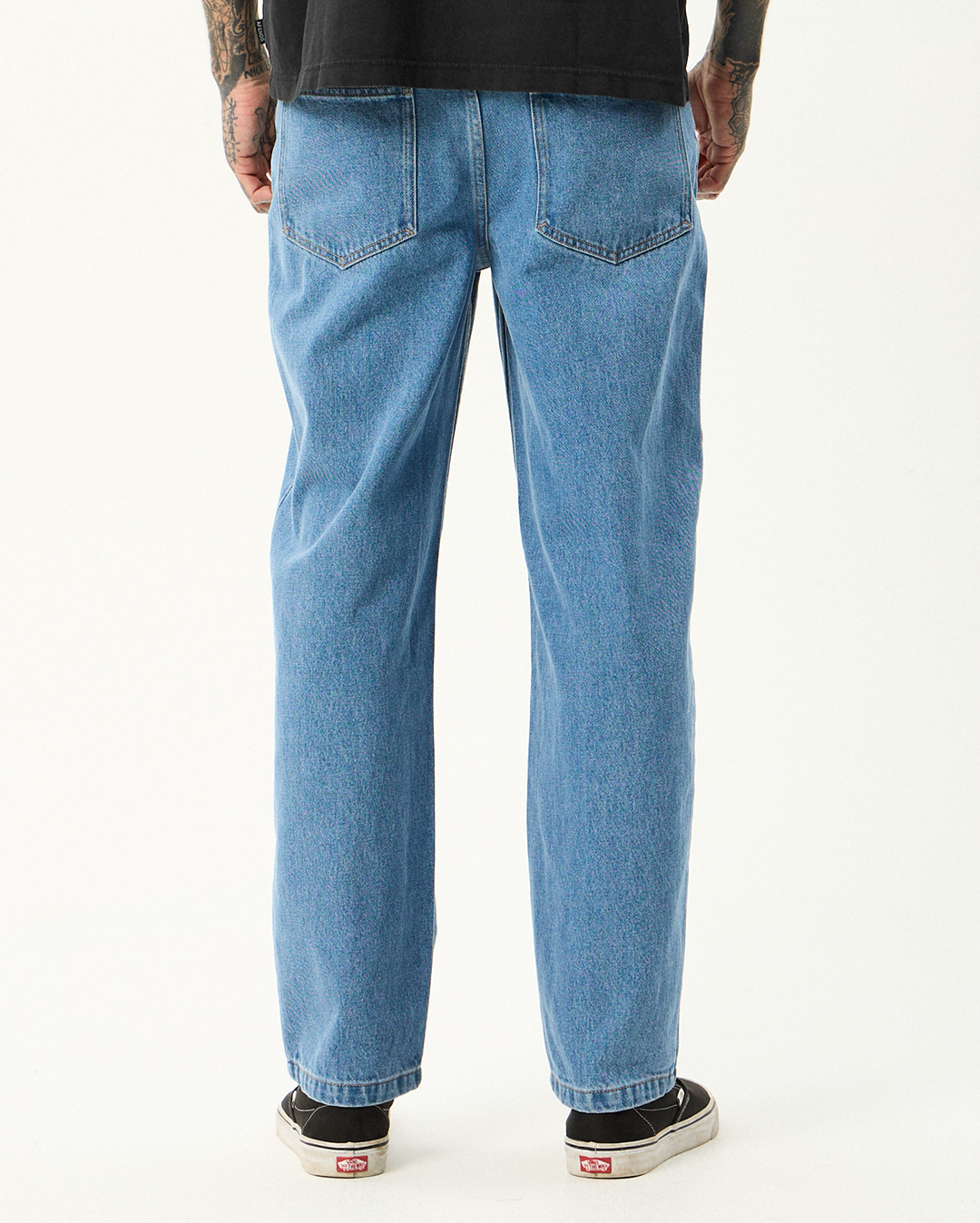 Ninety Twos - Denim Relaxed Jean - Worn Blue - Afends