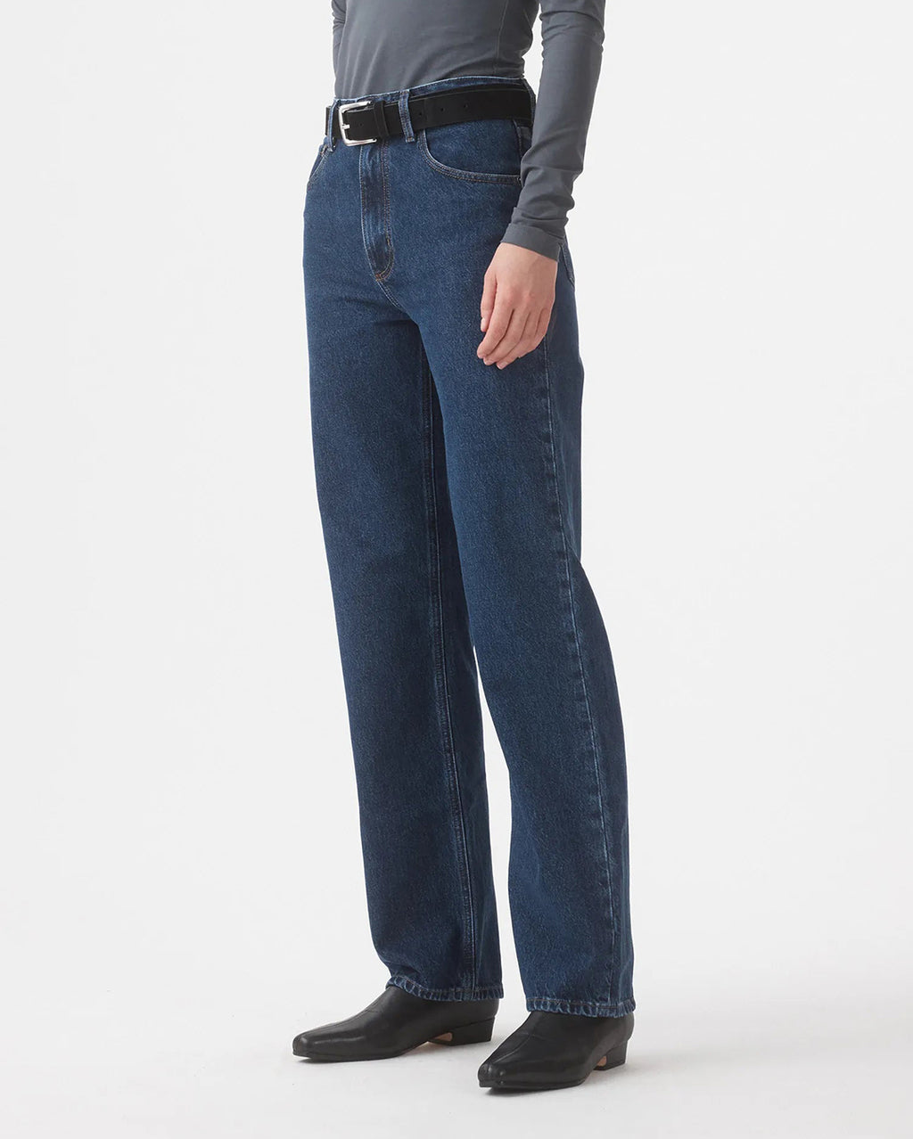 Lou Jean 32" - Antique Stone - Nobody Denim