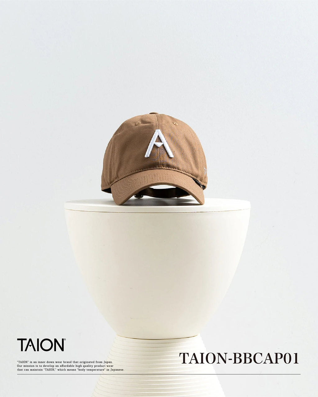 Non-Down Canvas Bb Cap - D.Choco - Taion
