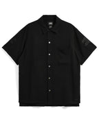 Non Down Jpnsp Rayon Shirt Half Sleeve - Black - Taion
