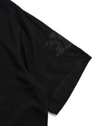 Non Down Jpnsp Rayon Shirt Half Sleeve - Black - Taion