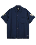 Non Down Jpnsp Rayon Shirt Half Sleeve - D.Navy - Taion
