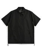 Non Down Military W-Zip Shirt Half Sleeve - Black - Taion