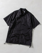 Non Down Military W-Zip Shirt Half Sleeve - Black - Taion
