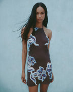 Azalea Cupro Mini Dress - Azalea - Nude Lucy