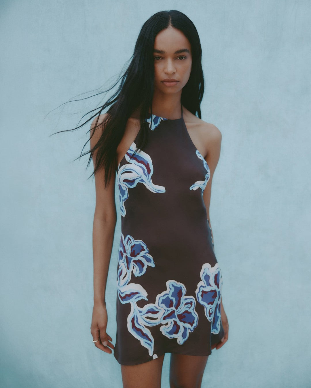 Azalea Cupro Mini Dress - Azalea - Nude Lucy