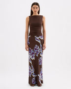 Azalea Cupro Skirt - Azalea - Nude Lucy