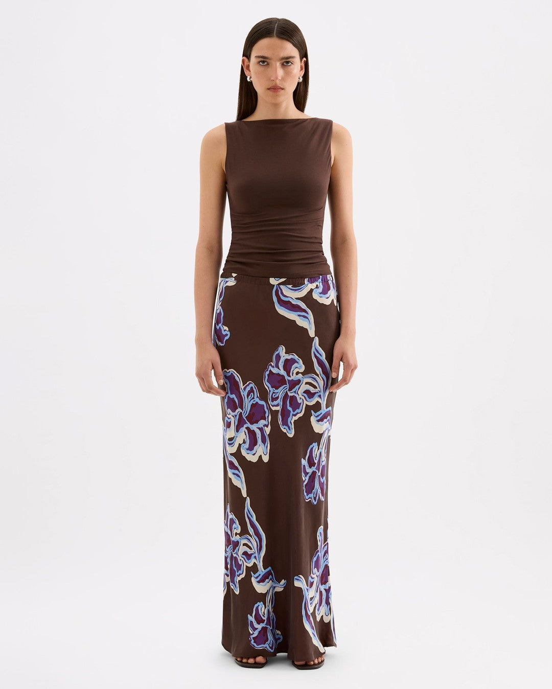 Azalea Cupro Skirt - Azalea - Nude Lucy