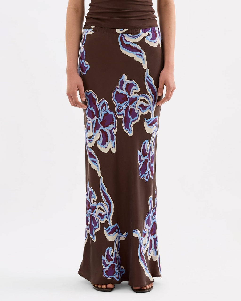 Azalea Cupro Skirt - Azalea - Nude Lucy