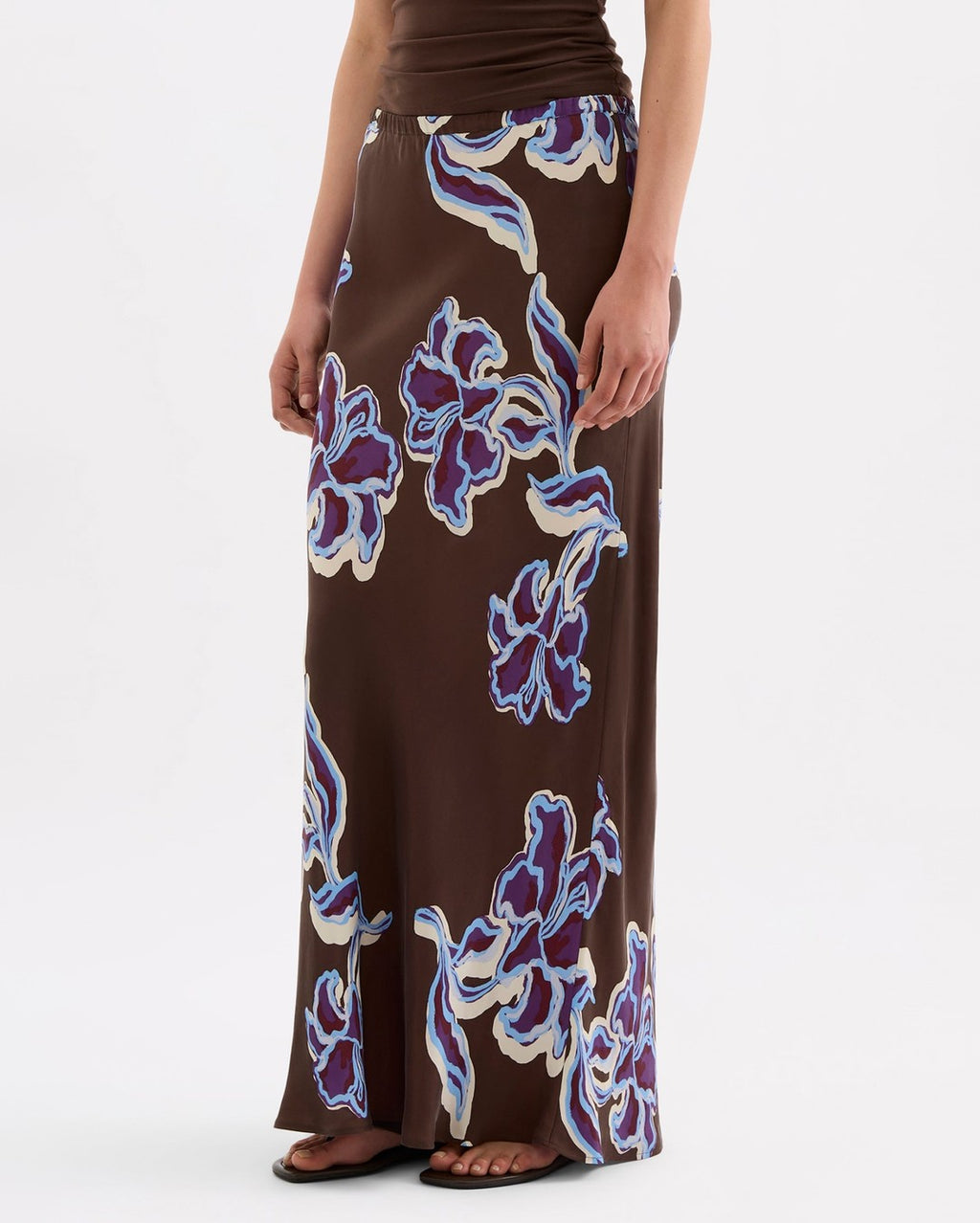 Azalea Cupro Skirt - Azalea - Nude Lucy