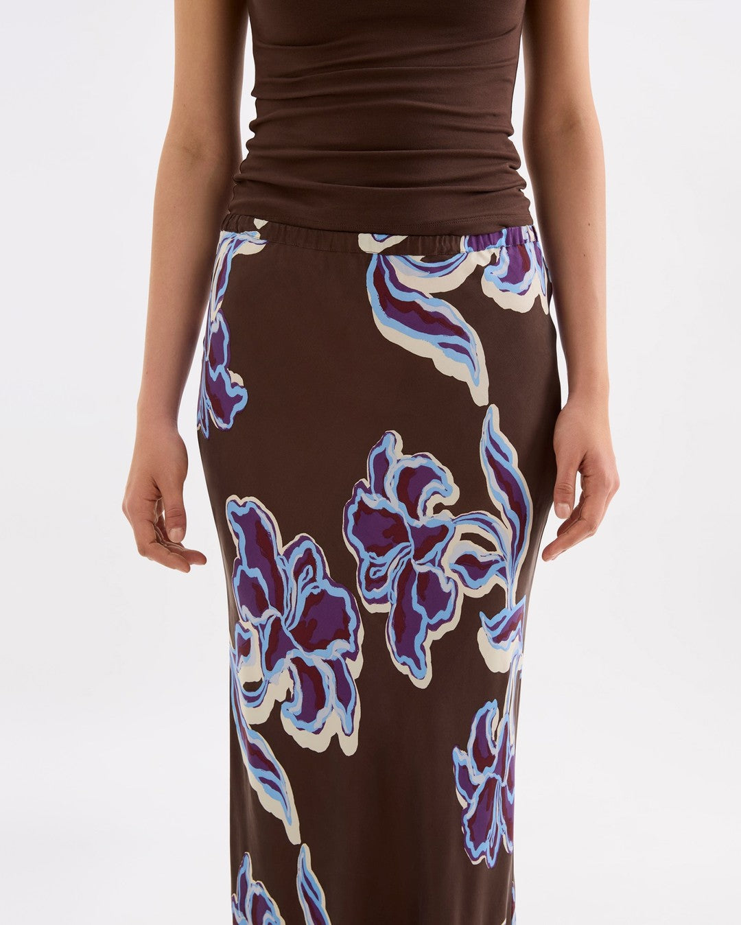 Azalea Cupro Skirt - Azalea - Nude Lucy