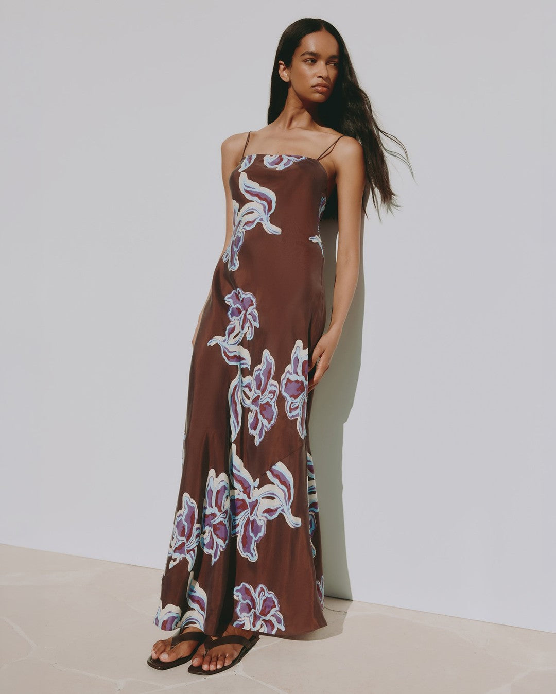 Azalea Cupro Slip Dress - Azalea - Nude Lucy