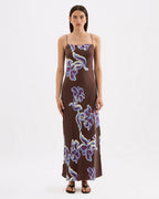 Azalea Cupro Slip Dress - Azalea - Nude Lucy