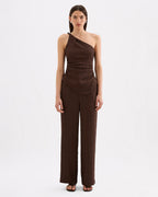 Noemi Top - Chocolate - Nude Lucy