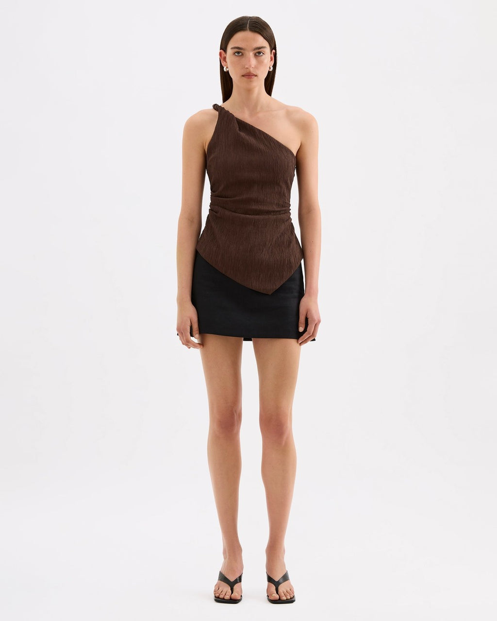 Noemi Top - Chocolate - Nude Lucy