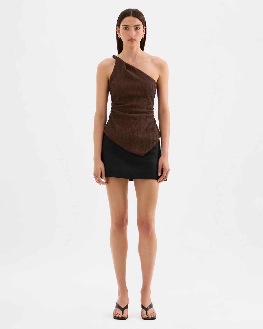 Noemi Top - Chocolate - Nude Lucy