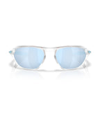 Cage Jacket Sunglasses - Matte Clear/Prizm Deep Water Polarized - Oakley