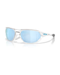 Cage Jacket Sunglasses - Matte Clear/Prizm Deep Water Polarized - Oakley