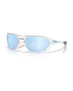 Cage Jacket Sunglasses - Matte Clear/Prizm Deep Water Polarized - Oakley