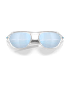 Cage Jacket Sunglasses - Matte Clear/Prizm Deep Water Polarized - Oakley