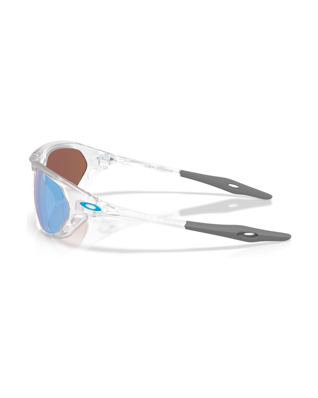 Cage Jacket Sunglasses - Matte Clear/Prizm Deep Water Polarized - Oakley