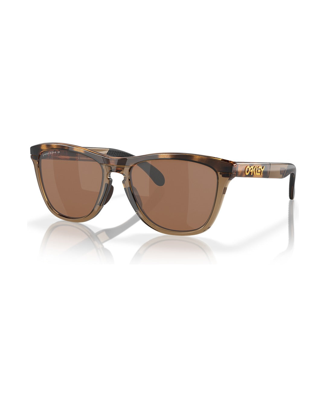 Frogskins Range Sunglasses - Brown Tortoise/Brown Smoke/Prizm Tungsten Polarized - Oakley