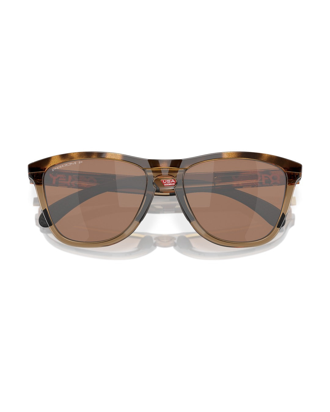 Frogskins Range Sunglasses - Brown Tortoise/Brown Smoke/Prizm Tungsten Polarized - Oakley