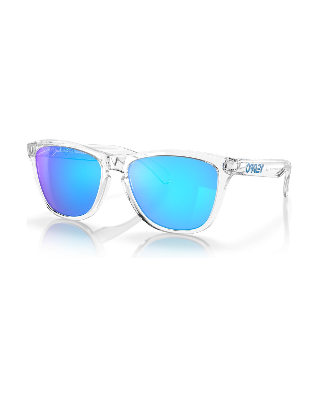 Frogskins Sunglasses - Crystal Clear/Prizm Sapphire - Oakley