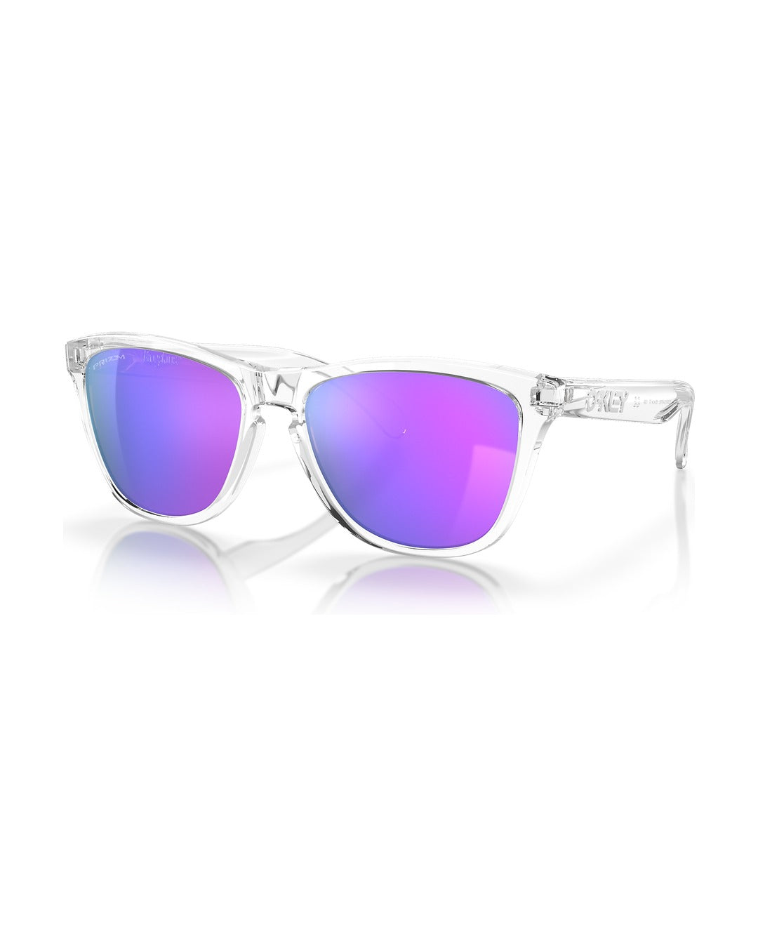 Frogskins Sunglasses - Polished Clear/Prizm Violet - Oakley