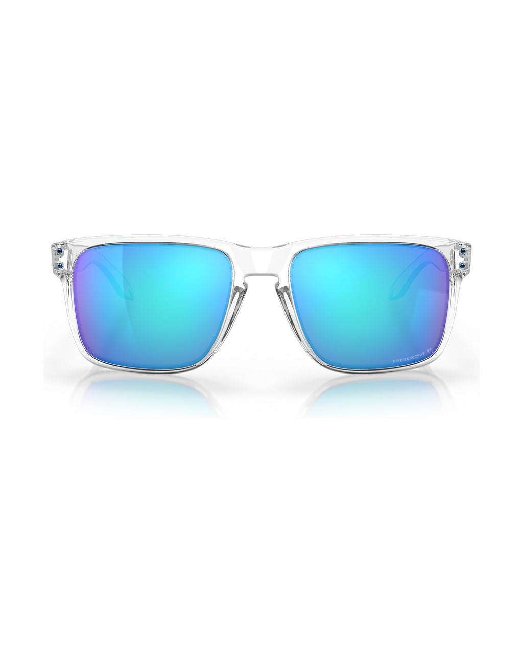 Holbrook Sunglasses - Polished Clear/Prizm Sapphire Polarized - Oakley