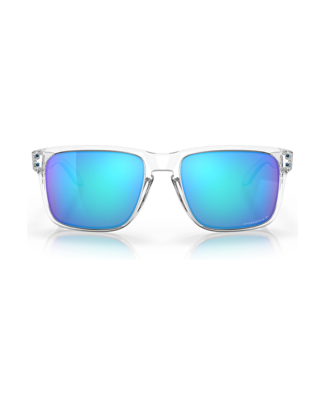 Holbrook Sunglasses - Polished Clear/Prizm Sapphire Polarized - Oakley