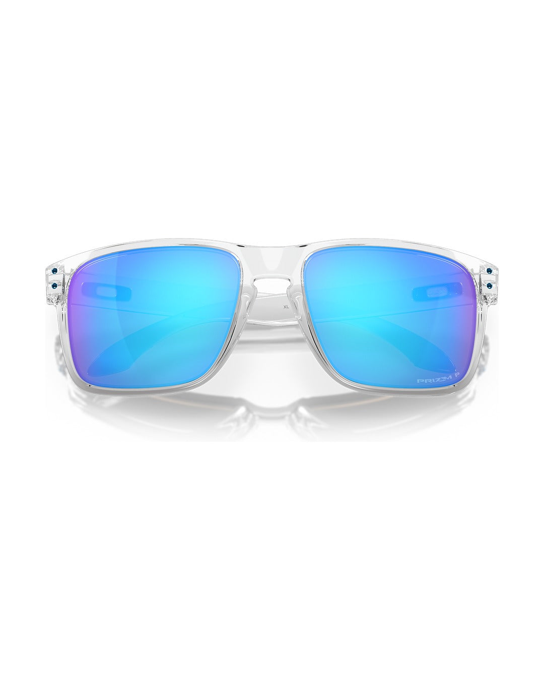 Holbrook Sunglasses - Polished Clear/Prizm Sapphire Polarized - Oakley