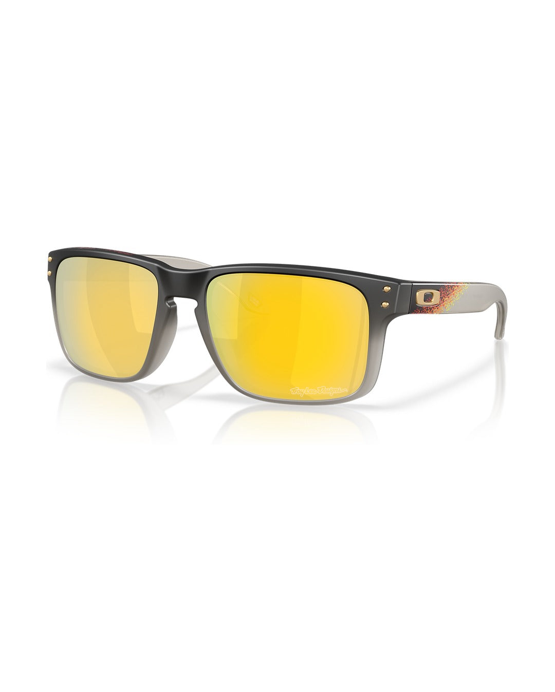 Holbrook Sunglasses - Troy Lee Designs Black Fade/Prizm 24K Polarized - Oakley