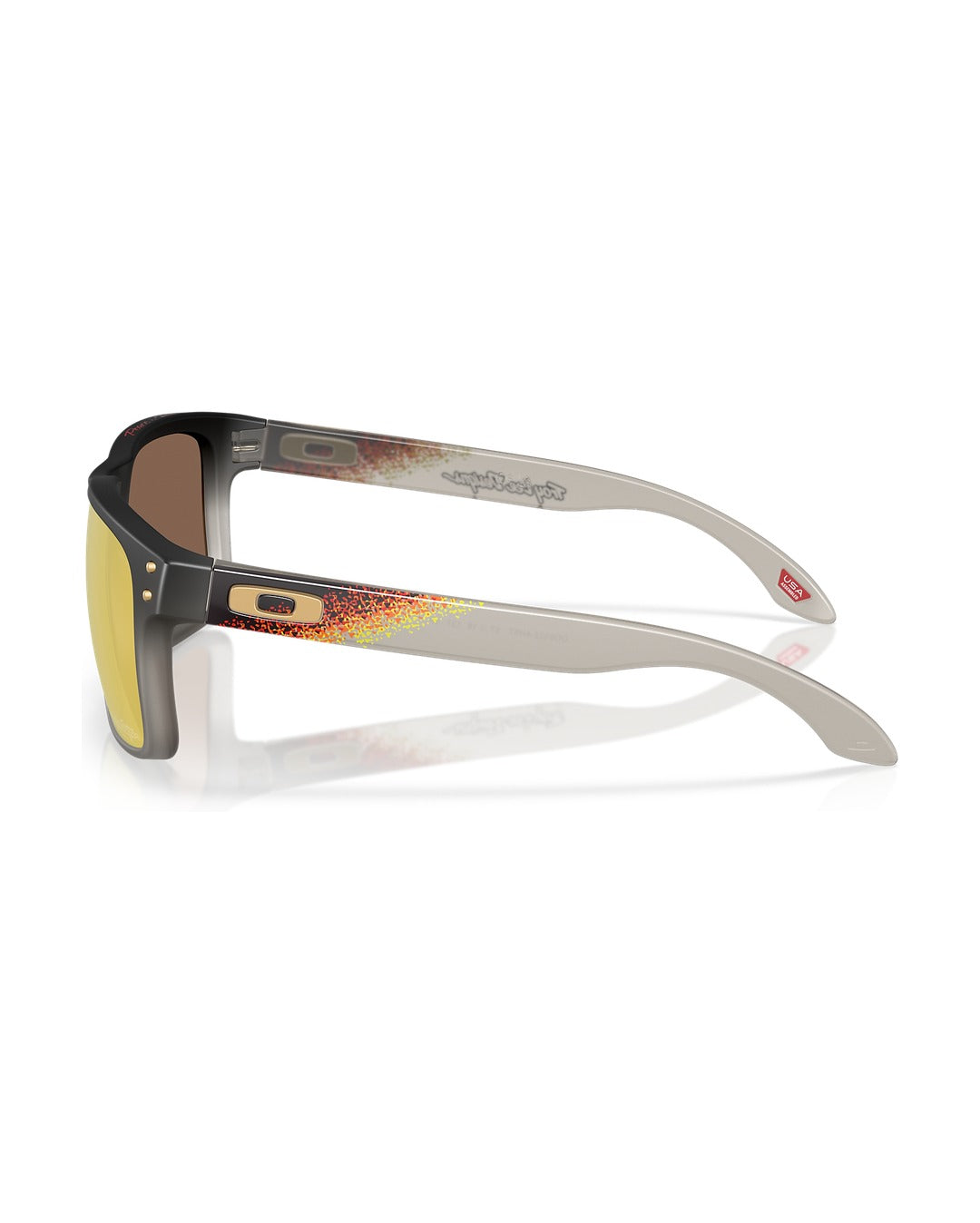 Holbrook Sunglasses - Troy Lee Designs Black Fade/Prizm 24K Polarized - Oakley