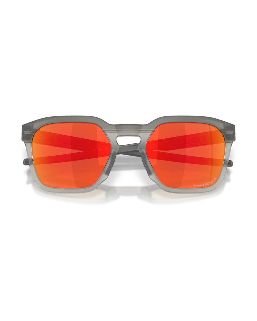 HSTN SQ 2.0 Sunglasses - Matte Grey Smoke/Prizm Ruby Polarized - Oakley