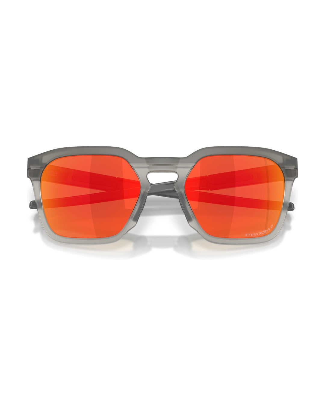 HSTN SQ 2.0 Sunglasses - Matte Grey Smoke/Prizm Ruby Polarized - Oakley