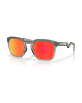 HSTN SQ Sunglasses - Matte Grey Smoke/Prizm Ruby - Oakley