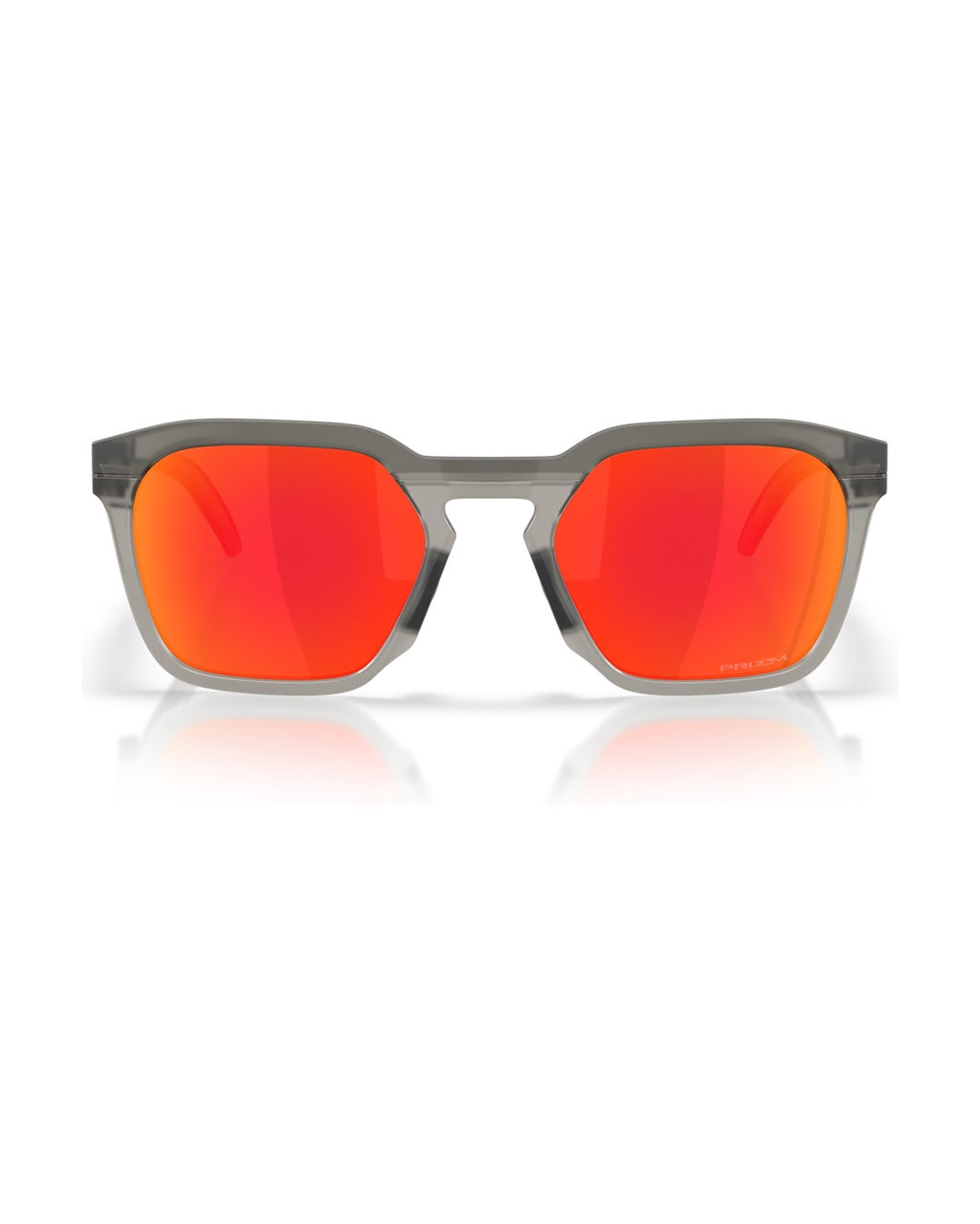 HSTN SQ Sunglasses - Matte Grey Smoke/Prizm Ruby - Oakley