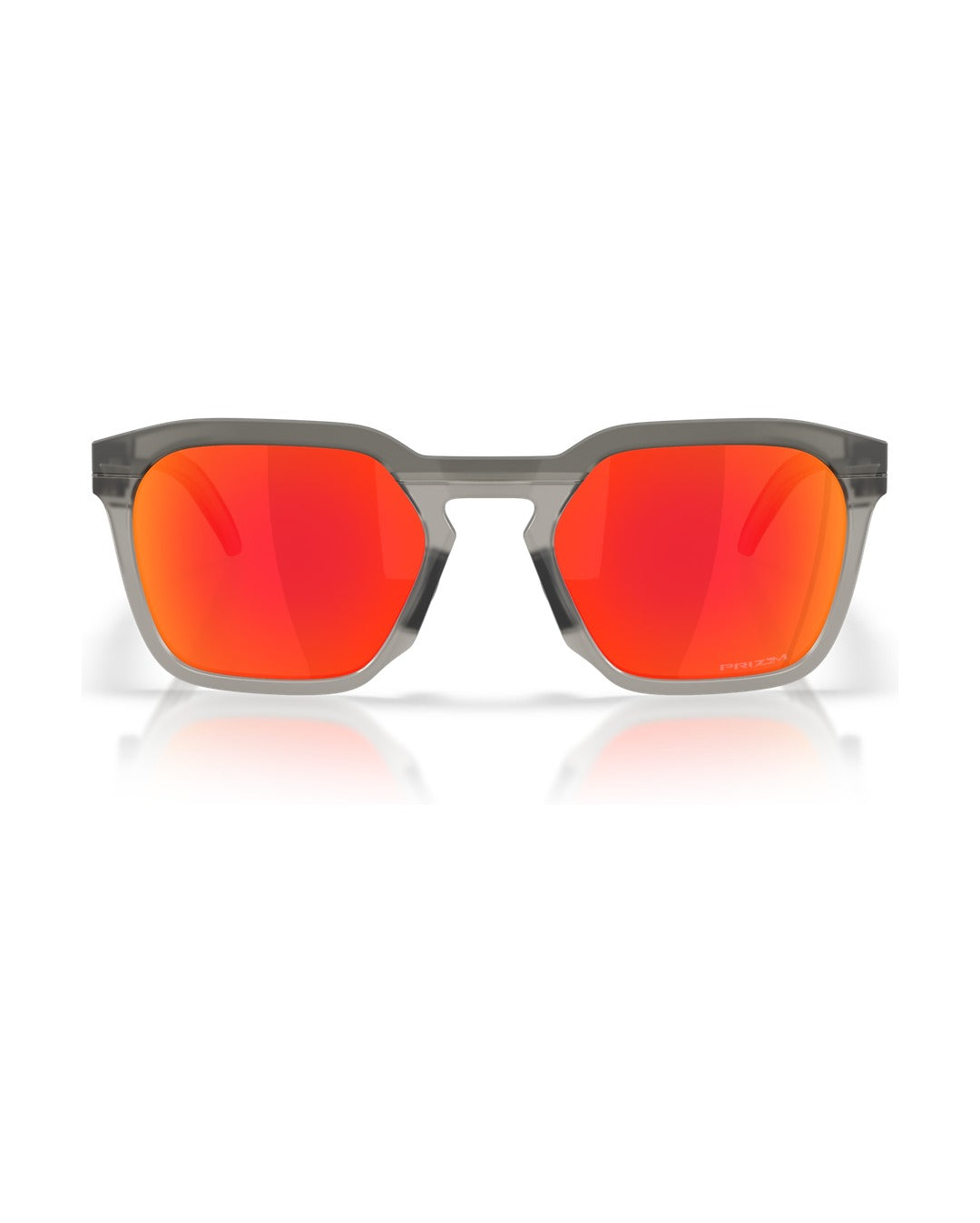 HSTN SQ Sunglasses - Matte Grey Smoke/Prizm Ruby - Oakley