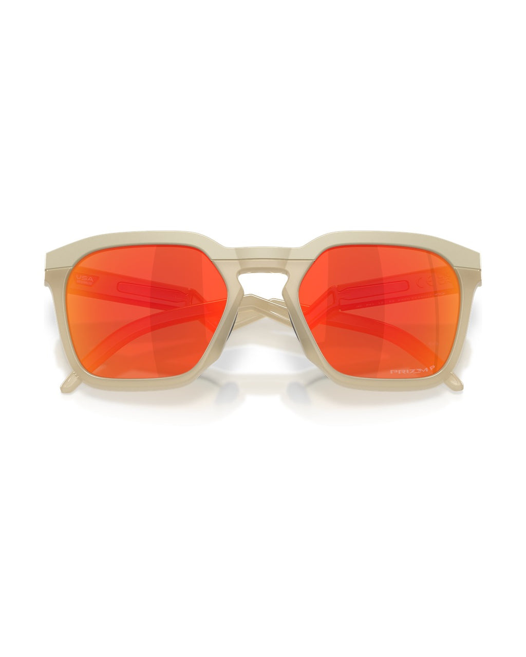 HSTN SQ Sunglasses - Matte Sand/Prizm Ruby Polarized - Oakley