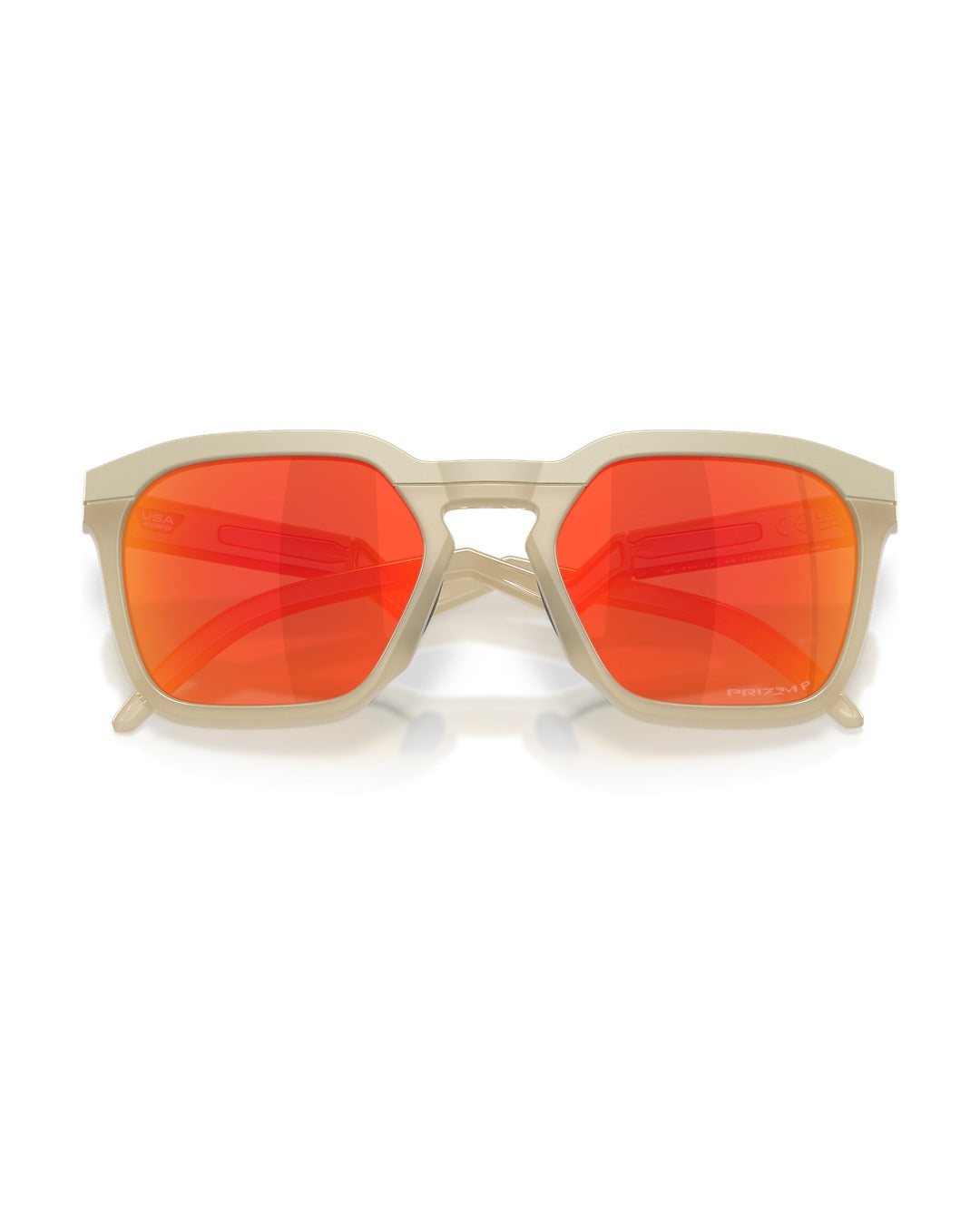 HSTN SQ Sunglasses - Matte Sand/Prizm Ruby Polarized - Oakley